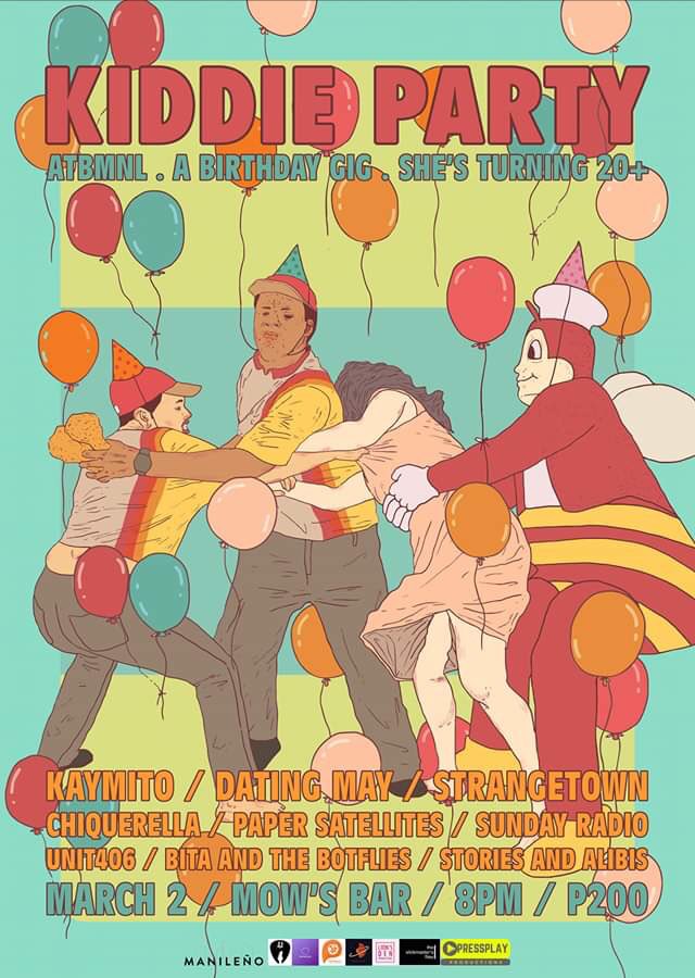 Got a gig this Saturday at Mow’s, QC! Come through! Show starts at 8PM!