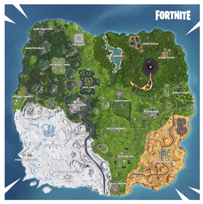 New Fortnite #Season8 Map 🗺 

Thoughts? 🤔