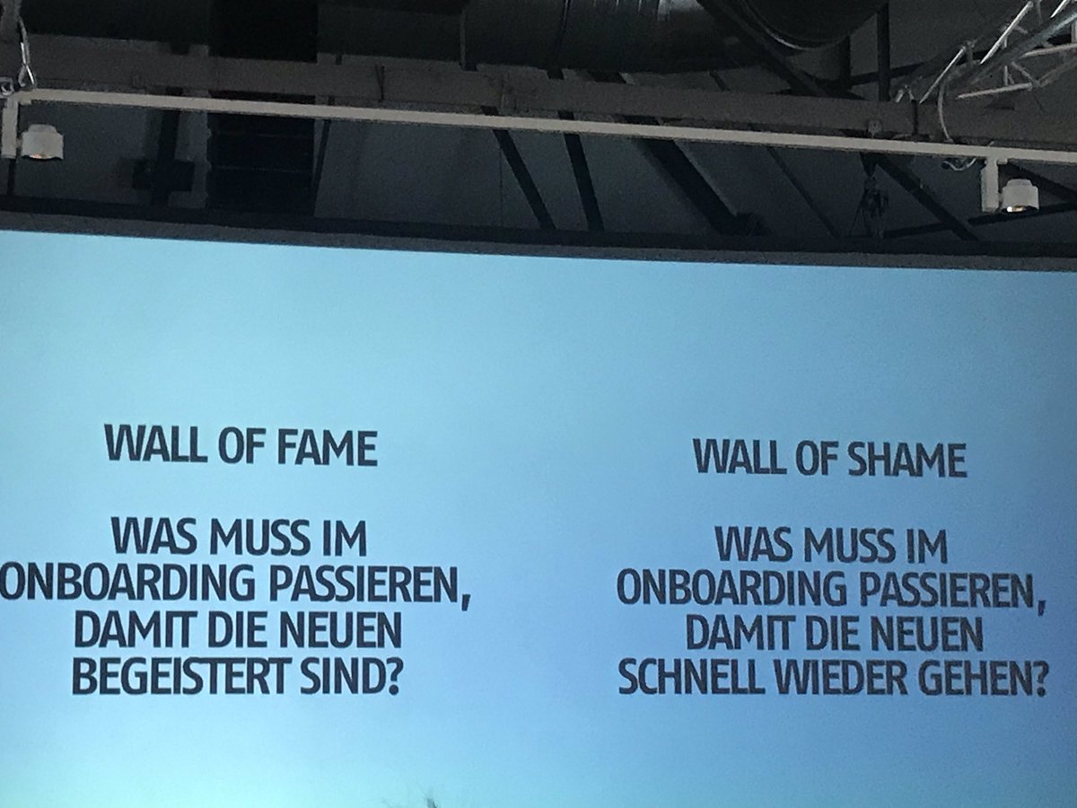 Spannende Diskussionen/Ideen, wie Unternehmen neue Mitarbeiter willkommen heißen können und sie begleiten #HRbc19