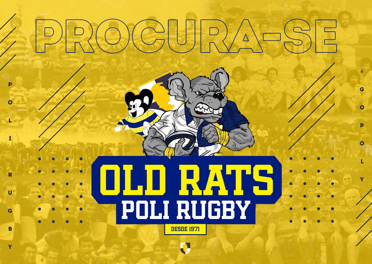 Um grande clube é construído por pessoas que não podem ser esquecidas! A POLI Rugby é sinônimo de tradição na modalidade e queremos encontrar todos os nossos Old Rats.
Compartilhe essa campanha com seus amigos. Precisamos da sua ajuda para encontrar nossos Ratos!
#FindTheOldRats