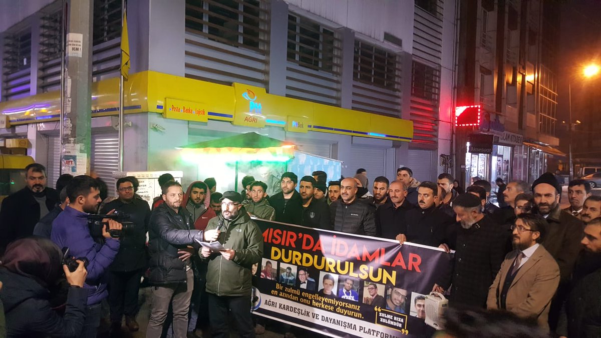 agrikadap's tweet photo. MISIR'DA idam edilen ve idam kararı verilmiş 75 kardeşlerimiz için basın açıklaması yaparak, Mısır'daki zulme karşı onların yanında olduğumuzu haykırdık  ve haykıracağız.
Zulme karşı hep birlikte mücadele edeceğiz.

@liyesor
@KeremEngin01
@yilmazsagin https://t.co/IrETAXRJ6O