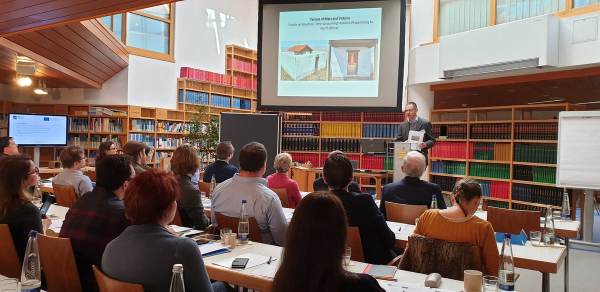 RomanLimesApps's tweet photo. Partner presentations today at the #DigitalSymposium &amp; #DisseminationSeminar of @RomanLimesApps #ALApp, on the presentation of the #RomanArcheology of the #FrontiersOfTheRomanEmpire #RomanFrontiers, featuring #CDDV, #BLfD @LstfMBY, @HistEnvScot and #EduFilmMedien @boundary_erik https://t.co/EVpiAtYbGK