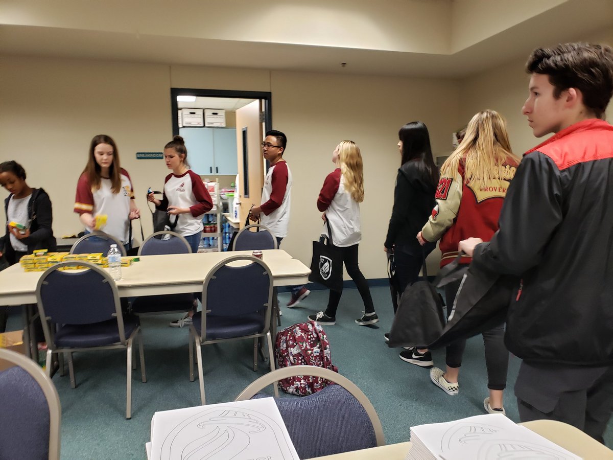 Our Gold Standard members worked hard yesterday with Dr. Parker on filling Literacy Bags. We can't wait to see the impact these have on future students!