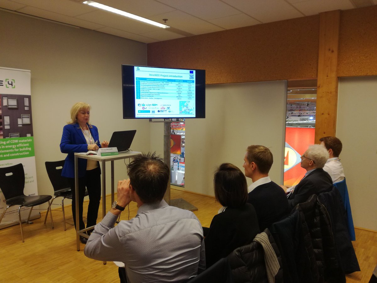 InnoWEE_H2020's tweet photo. #Economically viable, flexible &amp; modular solutions for CDW on @OOESV .. @RE4_project @VEEP_Project @green_instruct https://t.co/OyvitzYsMB