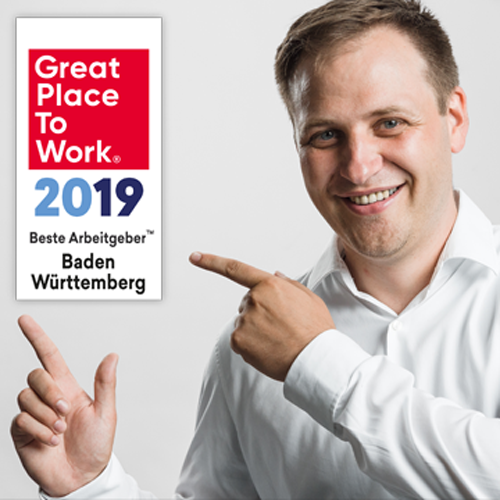 axsosag's tweet photo. Wir sind sehr stolz, als einer "Der besten Arbeitgeber Baden-Württembergs 2019" ausgezeichnet zu werden. Mehr Infomationen unter: https://t.co/wOGBn8VLgy
___
We are very proud that we are certified as one of the best employers in Baden-Württemberg 2019.
#axsos #greatplacetowork https://t.co/qxRgOncAKg