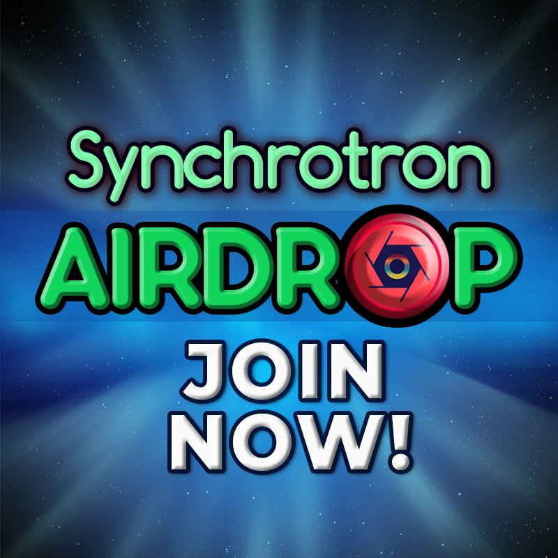 SynchrotronCoin's tweet photo. Just over 24 hours before Airdrop round 11 closes 🏁.   Join a growing community 👨‍👩‍👧‍👦of pioneers with aim to make crypto payments easy, cheap and accessible for all.   #stc #crypto #airdrop
https://t.co/qMIFsVnARh https://t.co/oWROs3diqA