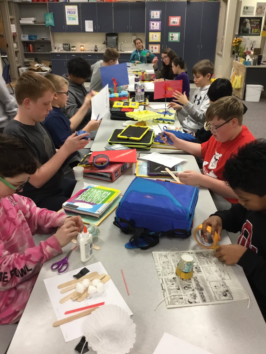 themrseddy's tweet photo. 6th graders creating their own Most Magnificent Thing Based off of @ashleyspires book! https://t.co/qK8PluTd2C