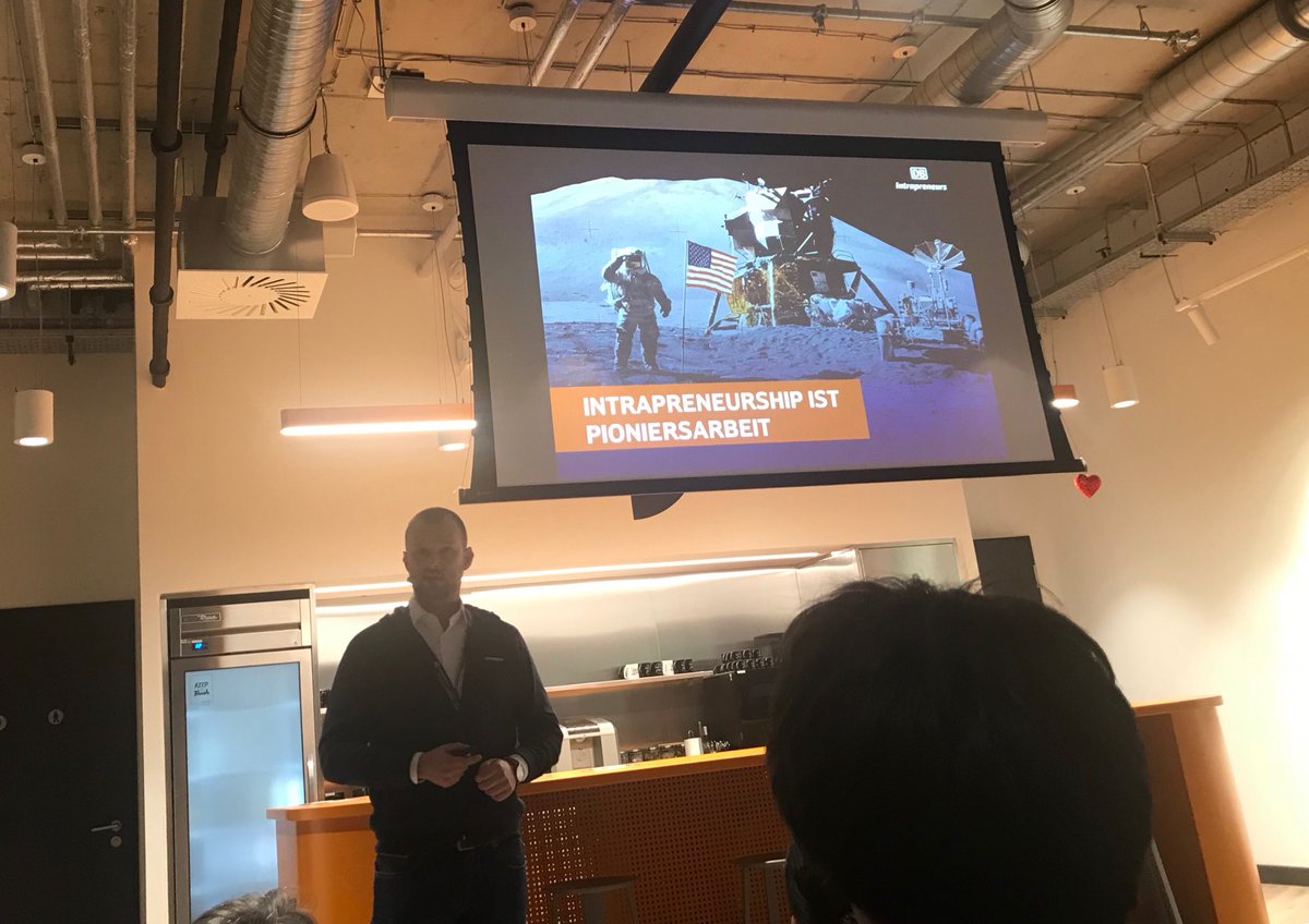 Meet up Intrapreneurs ⁦<a href="/DB_Presse/">Deutsche Bahn AG</a>⁩, ich freue mich auf die Pitches!