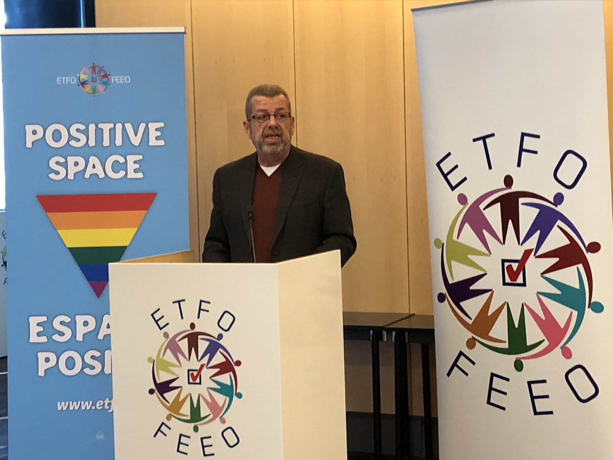 At today’s media announcement @etfopresident said - ETFO took a principled position to stop the unprecedented and unnecessary attack on kids and professionals educators. The govt’s explicit concession on this point in court makes this case a victory for ETFO and others.” #onpoli