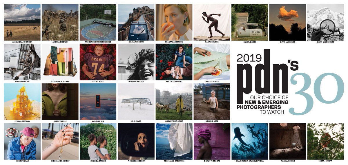 LearningLens_'s tweet photo. We are pleased to announce the 2019 PDN’s 30: Our Choice of New and Emerging Photographers to Watch. https://t.co/TyKhGjjcJL https://t.co/eq0lCuwDkW