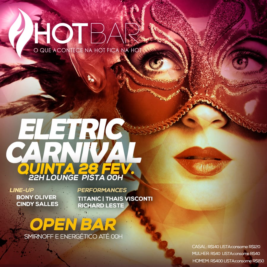 hotbarsp's tweet photo. É dada a largada para o #CarnaHot! Estreiando com #EletricCarnival, a pista mais fascinante do Brasil! #VempraHotBar! Para listas ou para saber mais, nosso Whatsapp está disponível: (11)95039-9869
#BaladaLiberal #OpenBar #FestasSp https://t.co/4yA5RhRNxR
