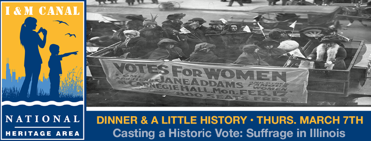 IMCNHA's tweet photo. During the suffrage movement a group of middle-class &amp; professional women organized suffrage activity in the mid-1880s when they founded the Cook County Suffrage Association. Learn more about our dinner lecture “Casting a Historic Vote” at https://t.co/dRgHibPRxe https://t.co/fDUD3xufZw