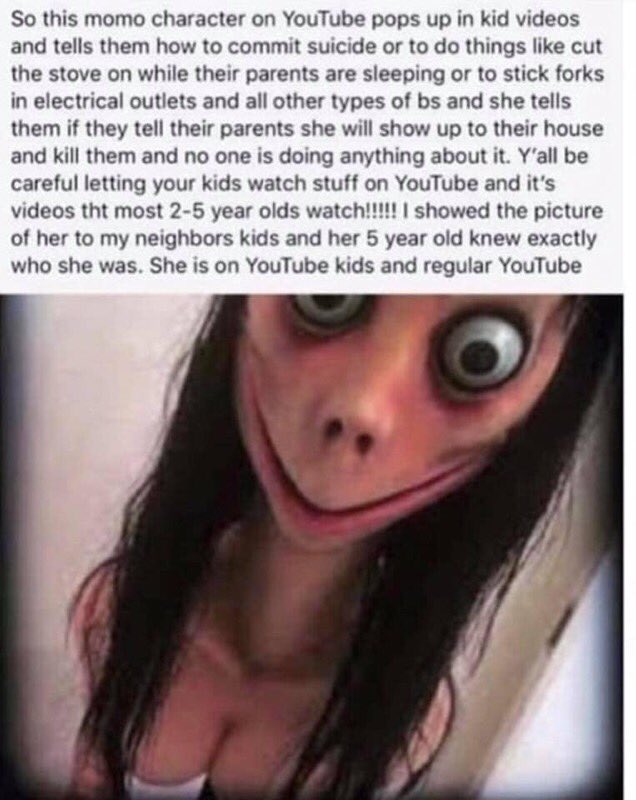 intimate_1's tweet photo. @TaePhoenix @MENnewsdesk How is this a “Hoax” when there’s clearly a message warning parents to pay closer attention to what their children are watching on YouTube (especially YouTube kids)? https://t.co/0oI14x9j5n