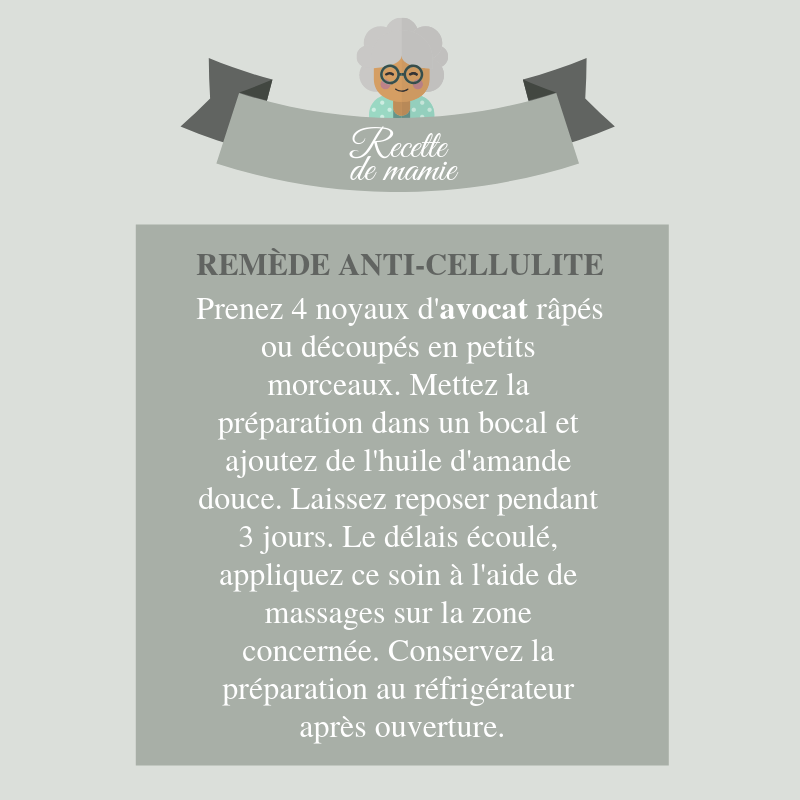 Vous voulez atténuer votre peau d'orange 🍊 grâce à un remède 100% maison ? 
Demandez à Mamie 👵