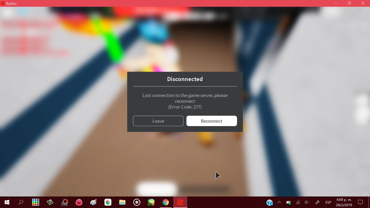 roblox 277 error code