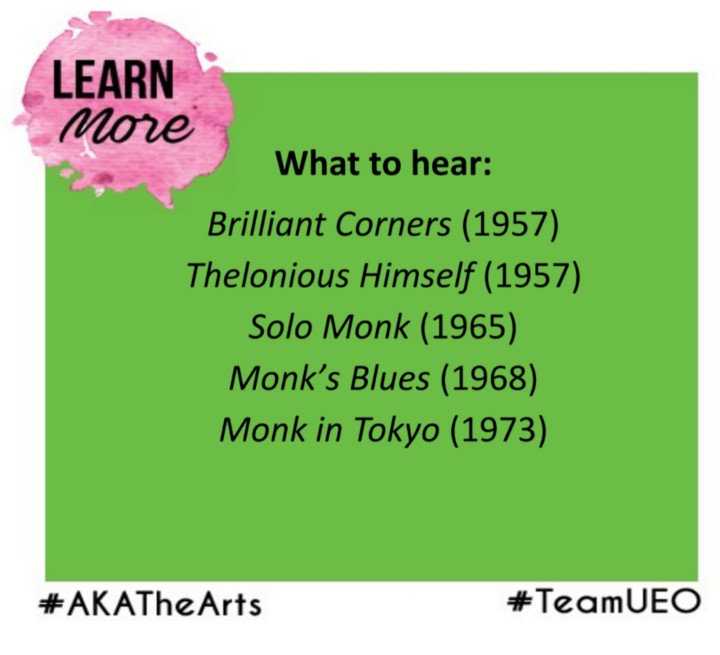 AKA_UEO's tweet photo. Today's Black History fact is about Thelonious Monk.
Did you know that by the time he was 13, he had won the Apollo Theater weekly amateur competition so many times that the management banned him from re-entering the contest?
#BlackHistoryMonth #AKA1908 #TeamUEO #Excellence https://t.co/fNerrHkFSi