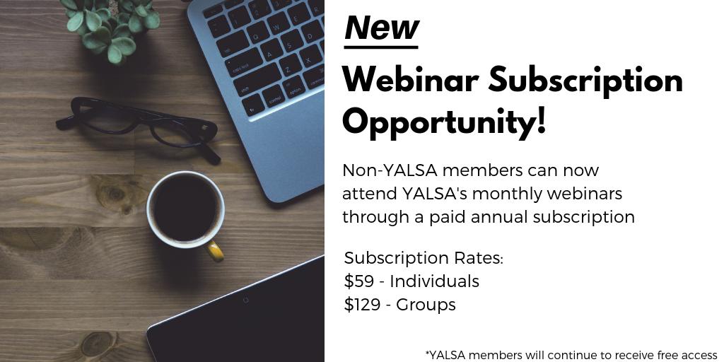 Did you know? Non-members can attend our monthly webinars for $29/webinar or through a yearly subscription: $59 individual/$129 groups. Our next webinar on March 14 is titled: Teens, Social Justice, &amp; Difficult Conversations. bit.ly/1pC48S0 #profdev