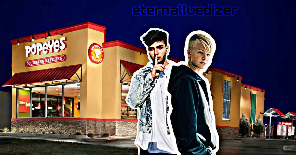 EternalLuedizer's tweet photo. Wonder if Carson or Greg have ever had Popeyes? I prefer Popeyes over KFC!!
@carsonlueders @gregmarksmusic @PopeyesChicken
#CarsonLueders #gregmarks #Luedizer #Popeyes #picsart #edit https://t.co/nUoMS0dpR6