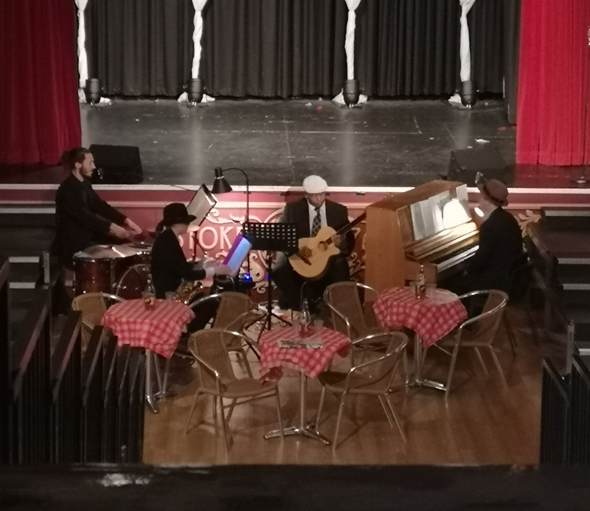 sps_music (@sps_musicdept) on Twitter photo Band check, Spurlge check, feather boas check! Ready for night 2 of Bugsy Malone! #breakaleg <a href="/stokeparkschool/">Stoke Park School</a> @SPS_MrsClarke Band check, Spurlge check, feather boas check! Ready for night 2 of Bugsy Malone! #breakaleg <a href="/stokeparkschool/">Stoke Park School</a> @SPS_MrsClarke