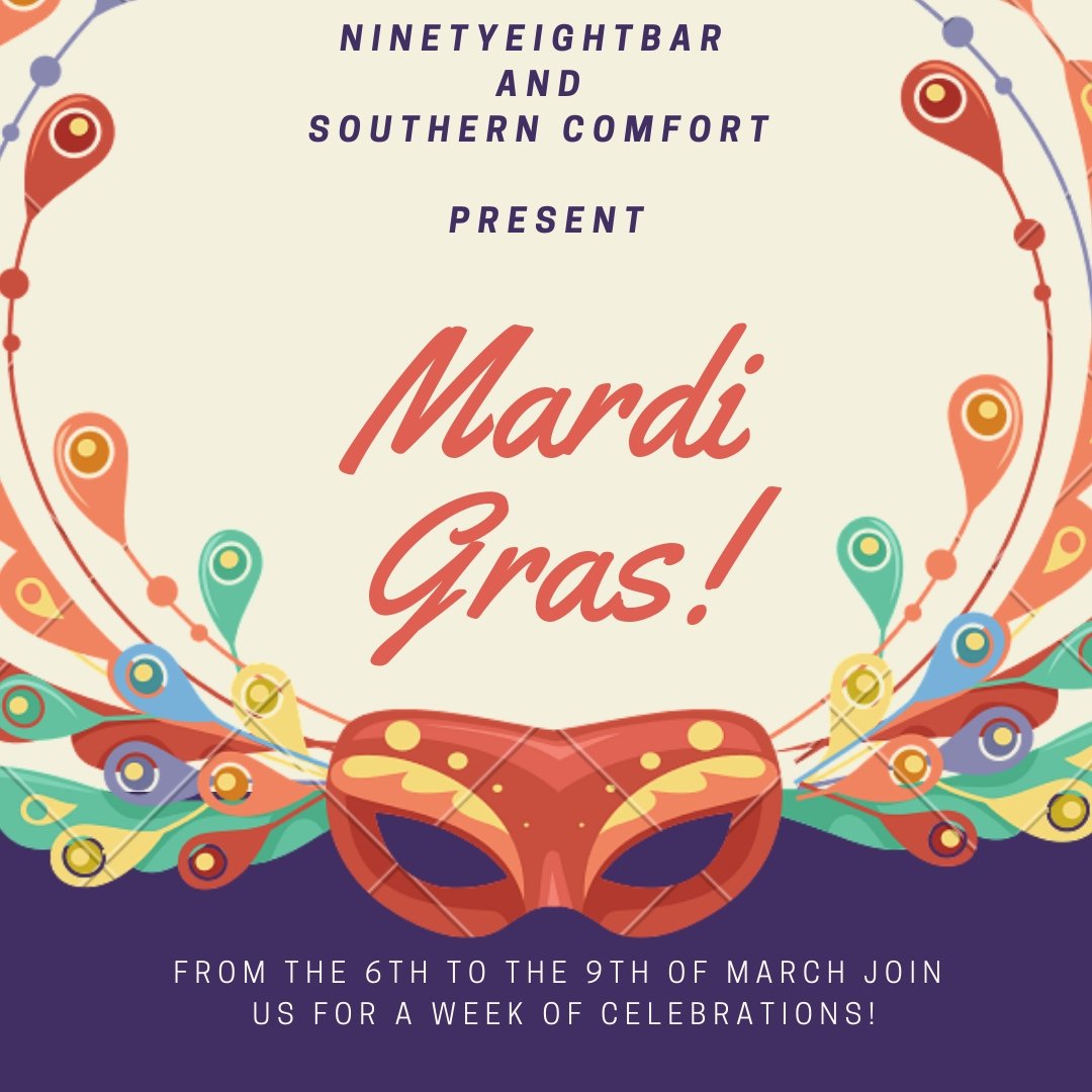 ninetyeightbar's tweet photo. Start making your plans for next week! https://t.co/u94Zd67NX1