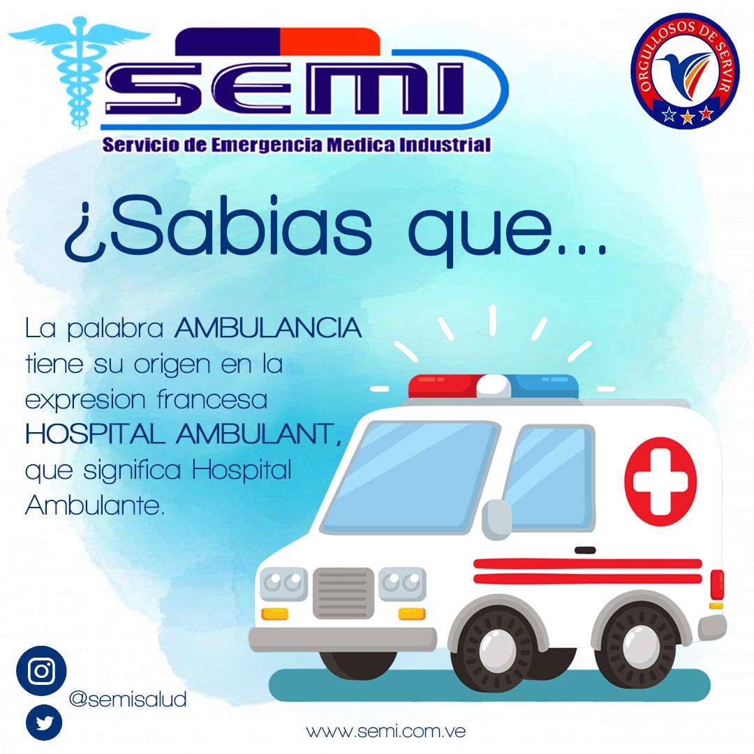SEMISALUD's tweet photo. ¿Sabias el significado de la palabra ambulancia?

#Carabobo #Valencia #ambulancia  #Emergencia #venezuela #vida #salud #saludocupacional #ambulancia #atencionprehospitalaria #rescate #insumosmedicos #saludocupacional https://t.co/4vj8VIlsbx
