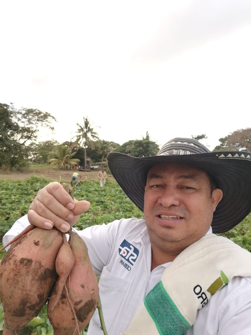 sfa_cebar's tweet photo. VISITANDO A LOS PRODUCTORES DE BATATA EN LA GUAJIRA CON NUESTRO ASESOR YOVANI RODRIGUEZ #SFACEBAR #FinanciandoElCampo #Asesoría #Créditosagropecuarios #Productor #Comercializador #Transformador #Serviciodeapoyo #agricultura #pecuaria https://t.co/zRgkYwrzcO