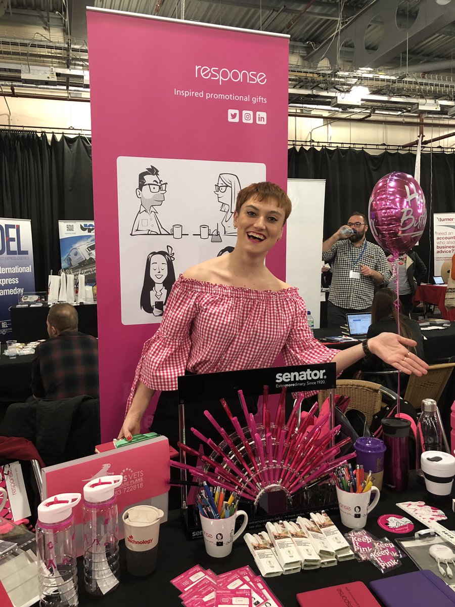 Welcome to the Pink family Beth <a href="/northernmediaNM/">Northern Media</a> #doncasterbusinessshowcase #marketing #keepitpink