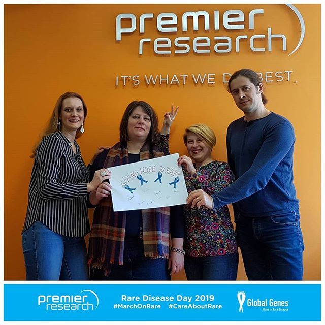 premierresearch's tweet photo. Our friends in Romania checking in for #rarediseaseday! #CareAboutRare #PremierPeople #BuiltforBiotech https://t.co/uRZEkTbQbE https://t.co/S8tGTvaQgY