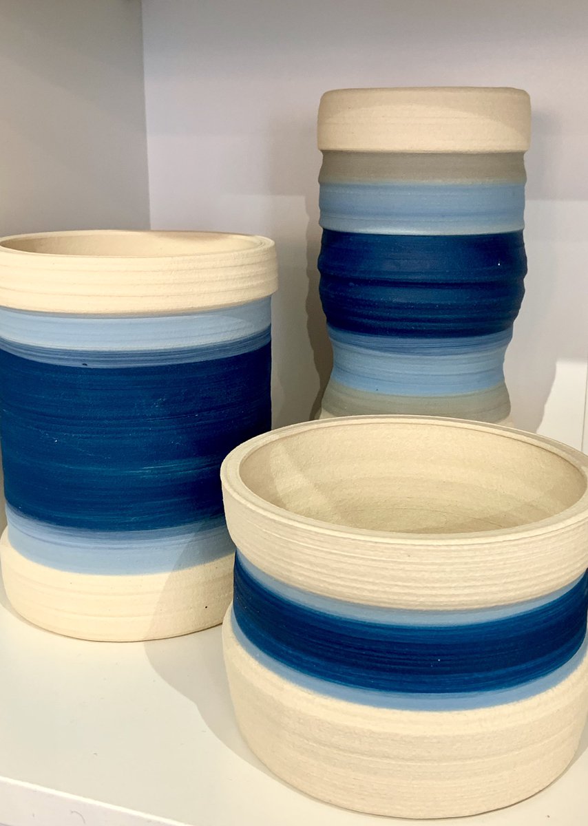TwoBirdsGallery's tweet photo. So excited about our super cool #JohnnyParamor ceramics! Brand new to #thetwobirdsgallery Weโre loving these textures and colours ๐ #handmade #Leicester #artist #cool #ceramics #lovecastledonington #newin https://t.co/9tNBlIESlo