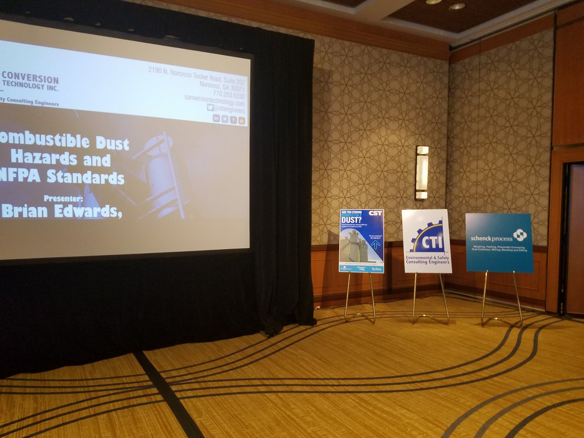 BrianE_CTI's tweet photo. Excited to start off this Process Dust Ignition and Explosion seminar with @CSTIndustries and @schenckprocess. @ctiengineers #comdust #nfpa652 https://t.co/6L0UH8hxjB