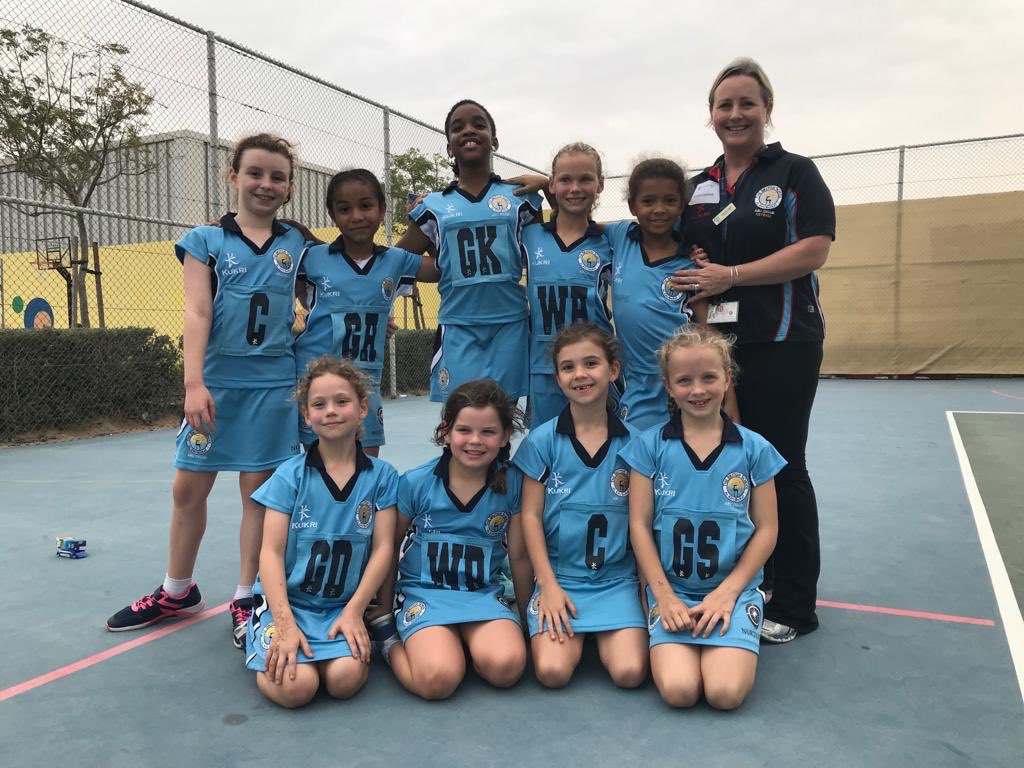 BSAKsports's tweet photo. A huge congratulations to the Under 9 netball girls. Winners of the ADISSA netball league @BSAKyear3 @BSAKyear4 Thank you to the coaches for all of their hard work and commitment this term. 🙌🏼 https://t.co/fu5bVlJYZu