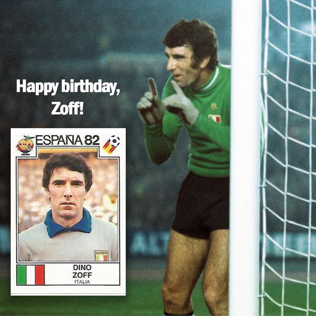 Happy birthday, Dino Zoff!!! Legendary goalkeeper of Italy! 