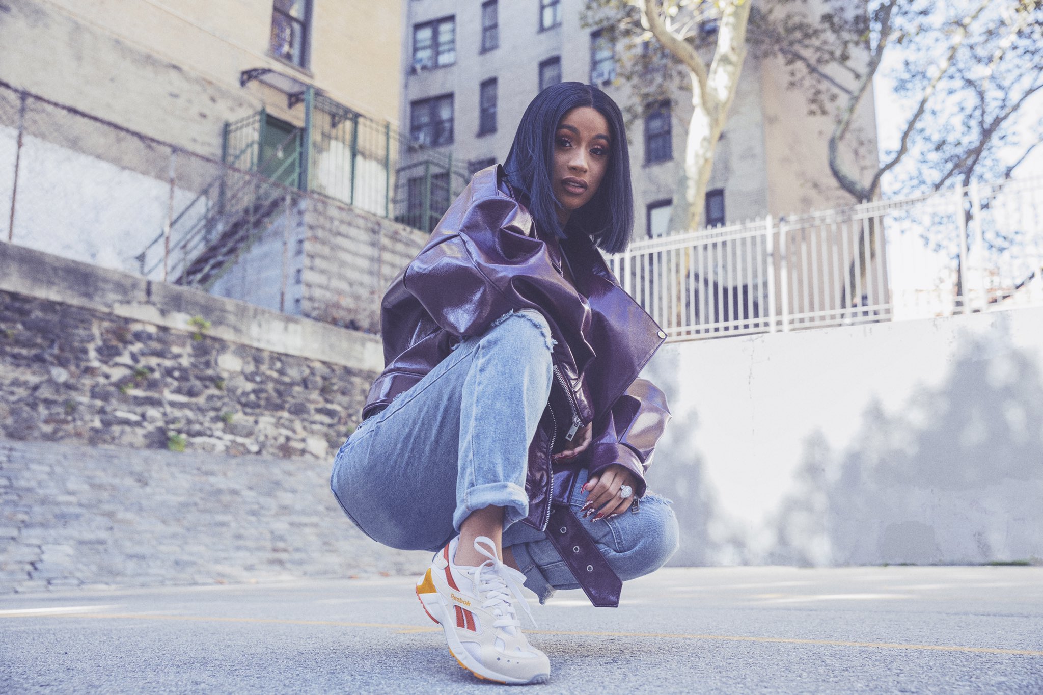 cardi b reebok aztrek