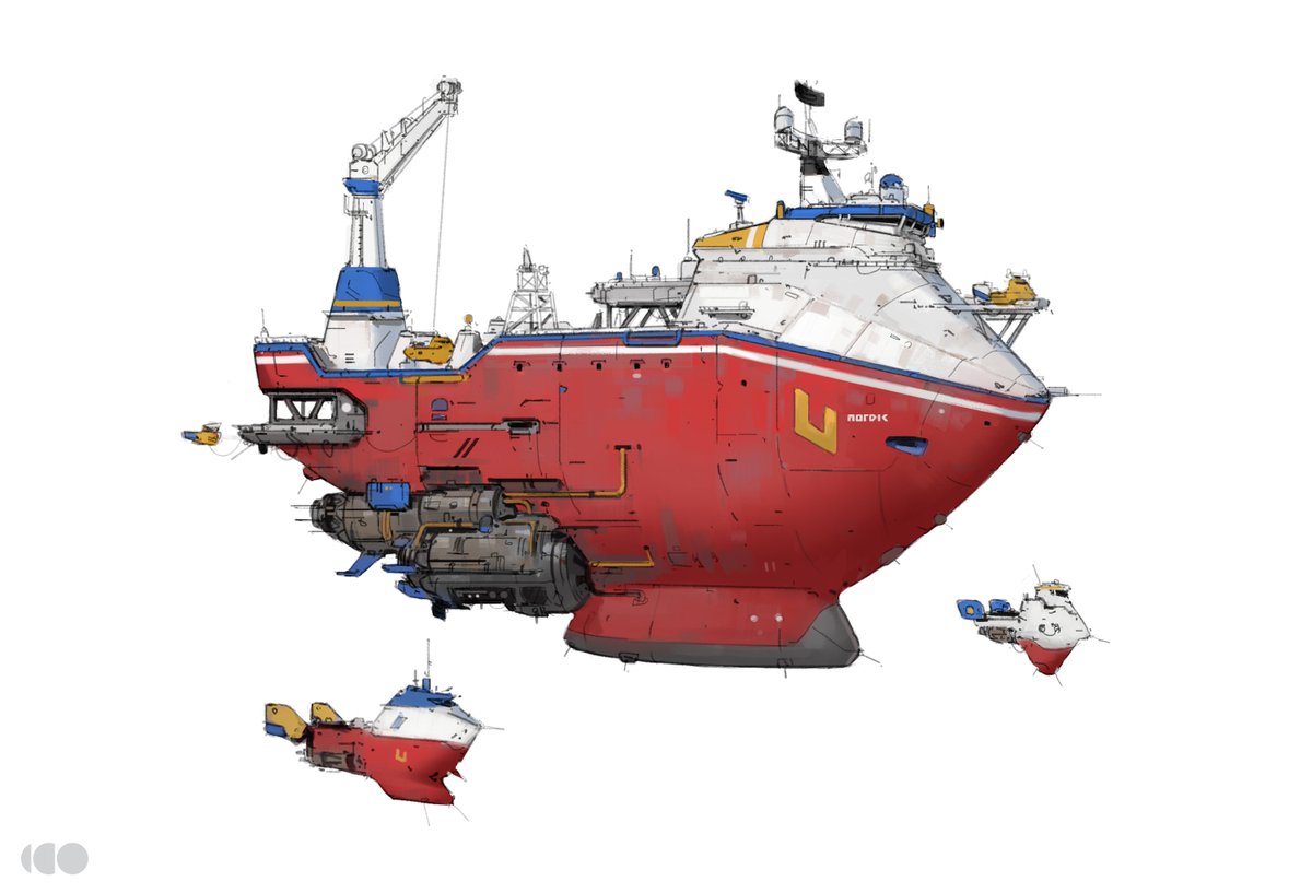 emrahelmasli's tweet image. Ship sketch from last year. I need to get back to these when I have some free time 😣 It&apos;s crazy how anything becomes instantly cooler when you make it hover in the air. Who else likes drawing flying vehicles? Post your work here. Lets make a thread!
#conceptart #flyingvehicles