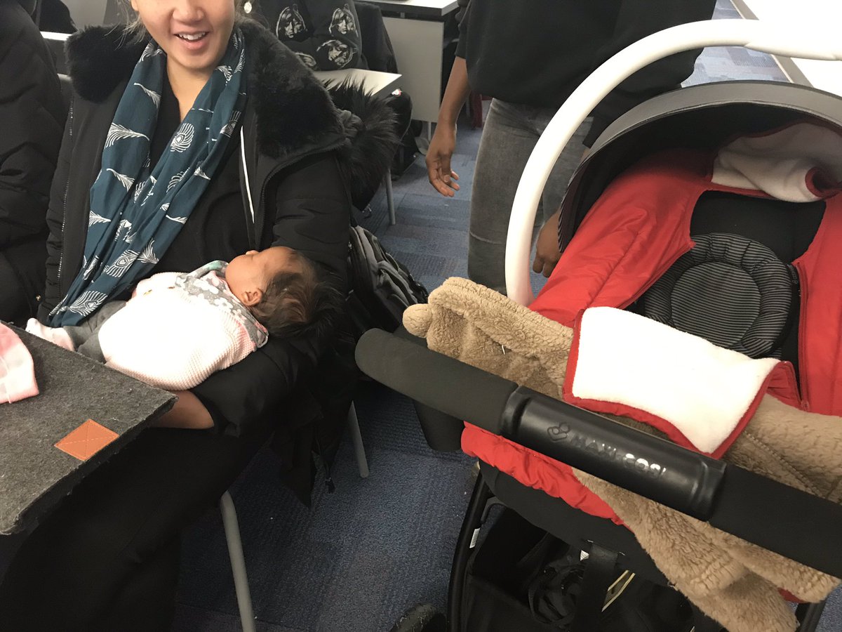DrSLauricella's tweet photo. One of my students just had a new baby. I contacted her and told her always, always feel comfortable bringing your infant to my class. So she did. 😭 https://t.co/M95RdUh0zQ