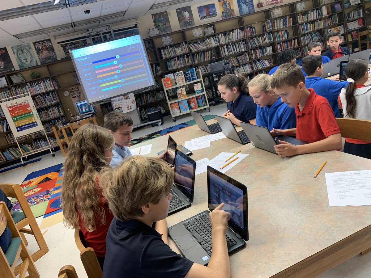 MichelleA_SPARK's tweet image. More pics from @OsceolaMagnet awesome media center @quizlet live game!!  #DLDaySDIRC #TechInSDIRC @IT_SDIRC @IRCSchools