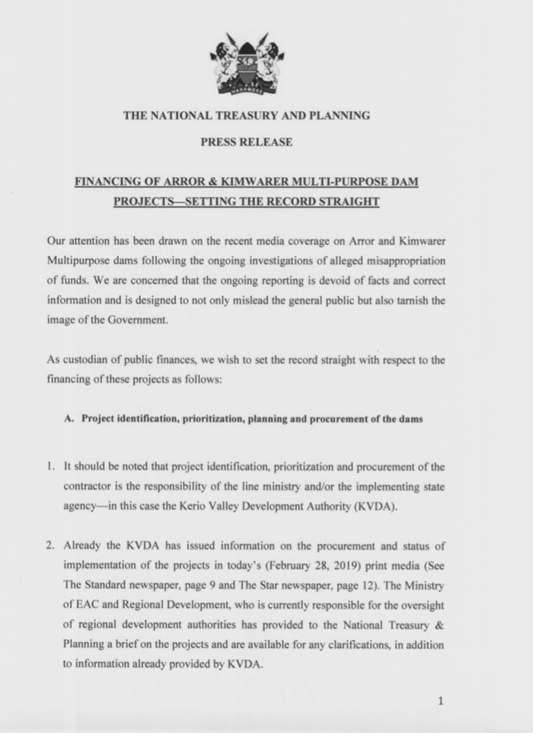 Henry K. Rotich, EGH tweet media