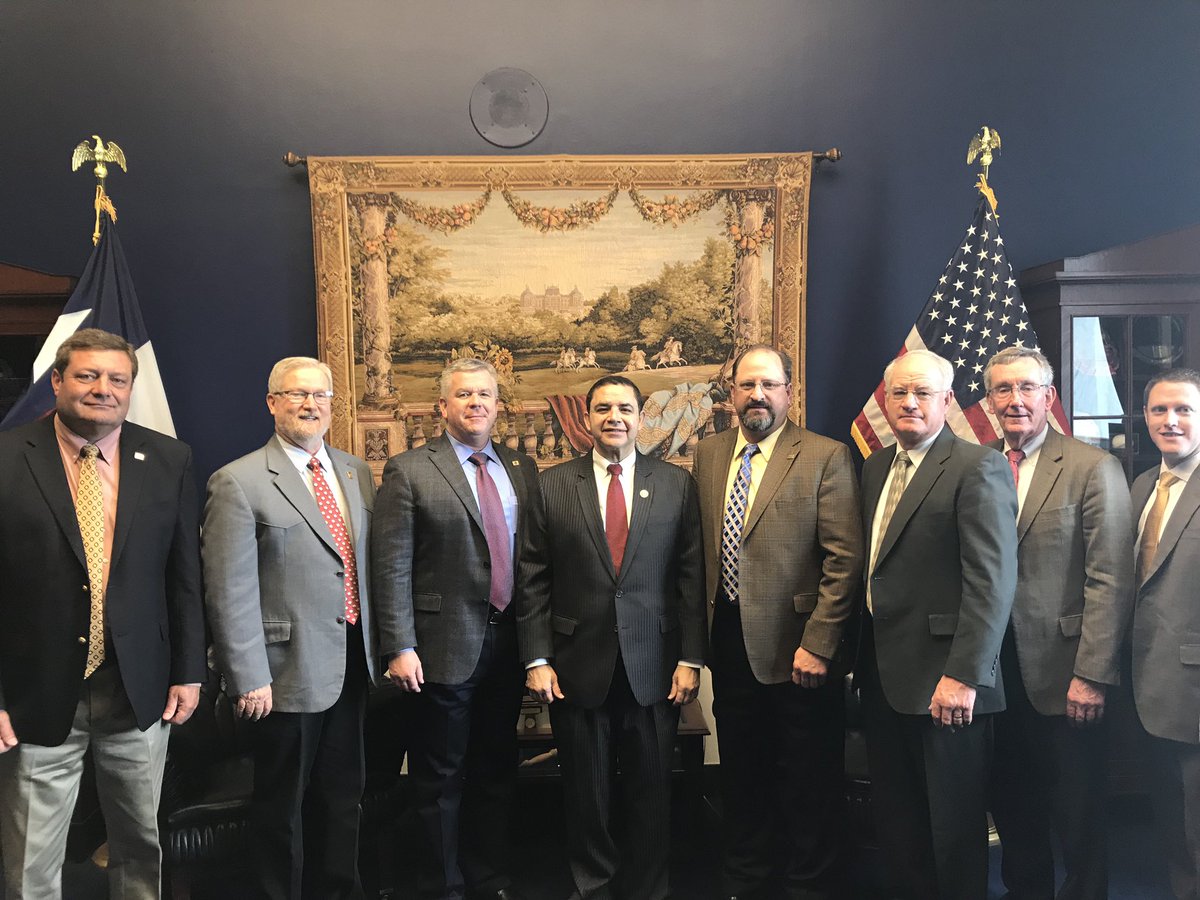 PCGNews's tweet photo. Another busy day for #PCGinDC yesterday! Meetings all day including visits with Sen. @JohnCornyn and @RepCuellar - thanks to them for their time! A few more visits today before our crew is headed home to #cotton country. https://t.co/R9igEt8W4y