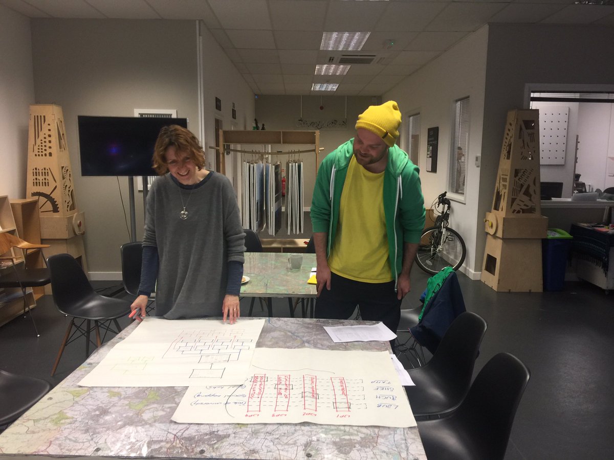SSoA_urbedulive's tweet photo. @J_o_n_C_a_n helping us explore ways to show the complex layers of cross-national, cross-disciplinary and cross-cultural collaborations of #urbedulive partners from #Ljubljana, #Bucharest, #Tampere and #Sheffield https://t.co/MLLqFSRCPo