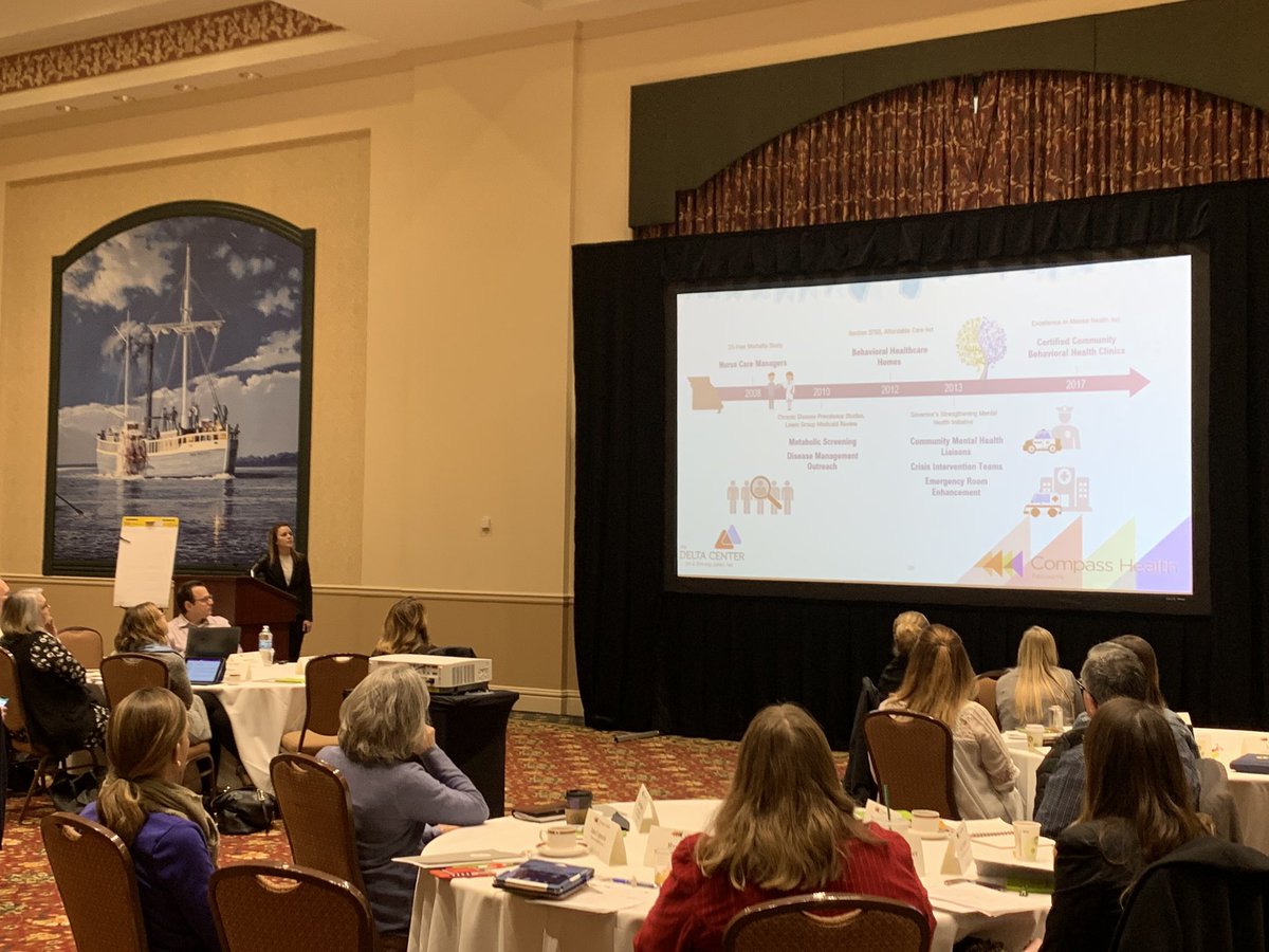 MOPrimaryCare's tweet image. Glad to partner with our friends at the @MO_CoalitionCBH @NACHC @NationalCouncil @JSIhealth for a “safari” visit of Delta Center grantees to Compass Health’s Wentzville campus. MO has lots to brag about w our integrated healthcare efforts - let’s talk #ValueBasedPayment