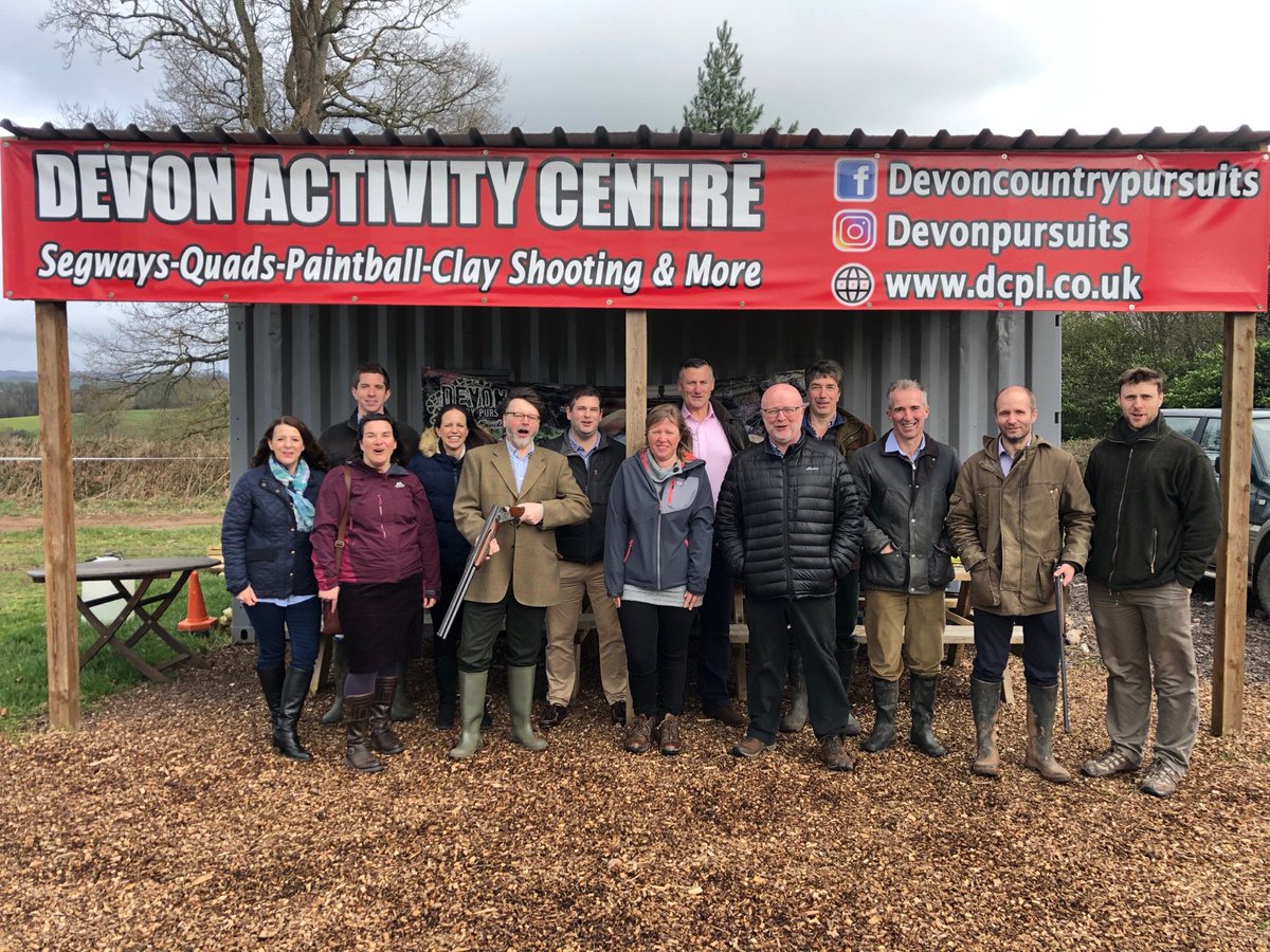 devonactivity's tweet image. Clay shooting team day with @pkfFrancisClark #clayshooting #devon #corporateday