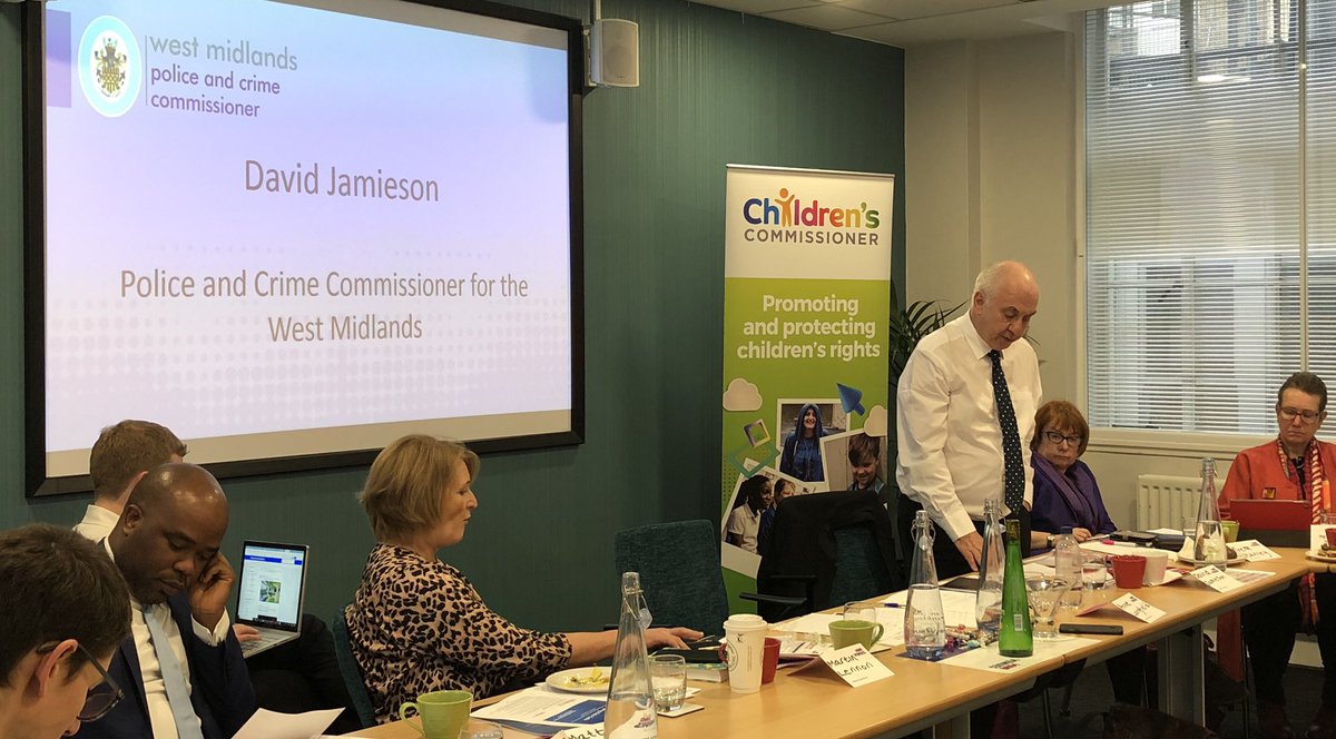 The PCC is now presenting at the <a href="/ChildrensComm/">Children's Commissioner for England</a> event, speaking on knife crime, deprivation, school exclusions and the links to organised crime gangs. To divert young people away from crime, we must engage with them through youth provision and diversionary activities.