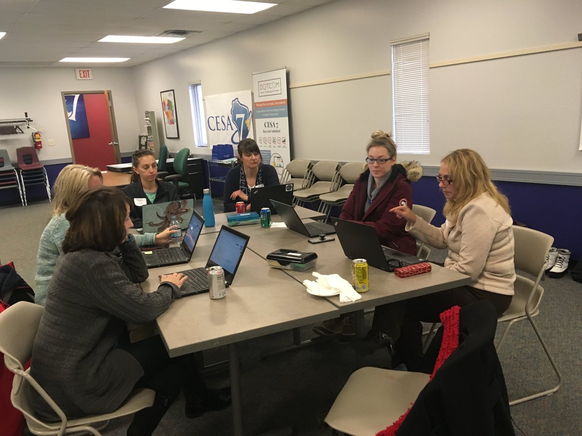 CESA7's tweet image. A Day of Digital Learning Networking and Library Planning with Future Ready Tools. #ThisIsC7 #DigitalLearningNetwork