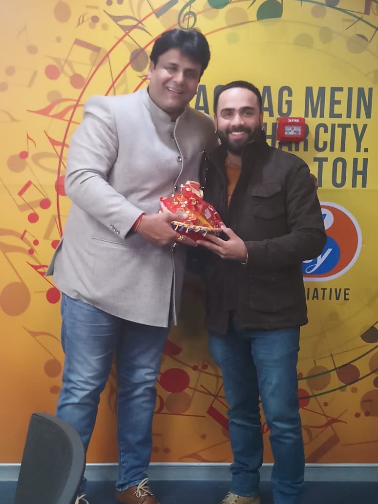 radiocityindia's tweet photo. Famous  Astrologer #Ramang  in the house with #Rjhimanshu  . #Radiocityjalandhar https://t.co/X40K03dJhl