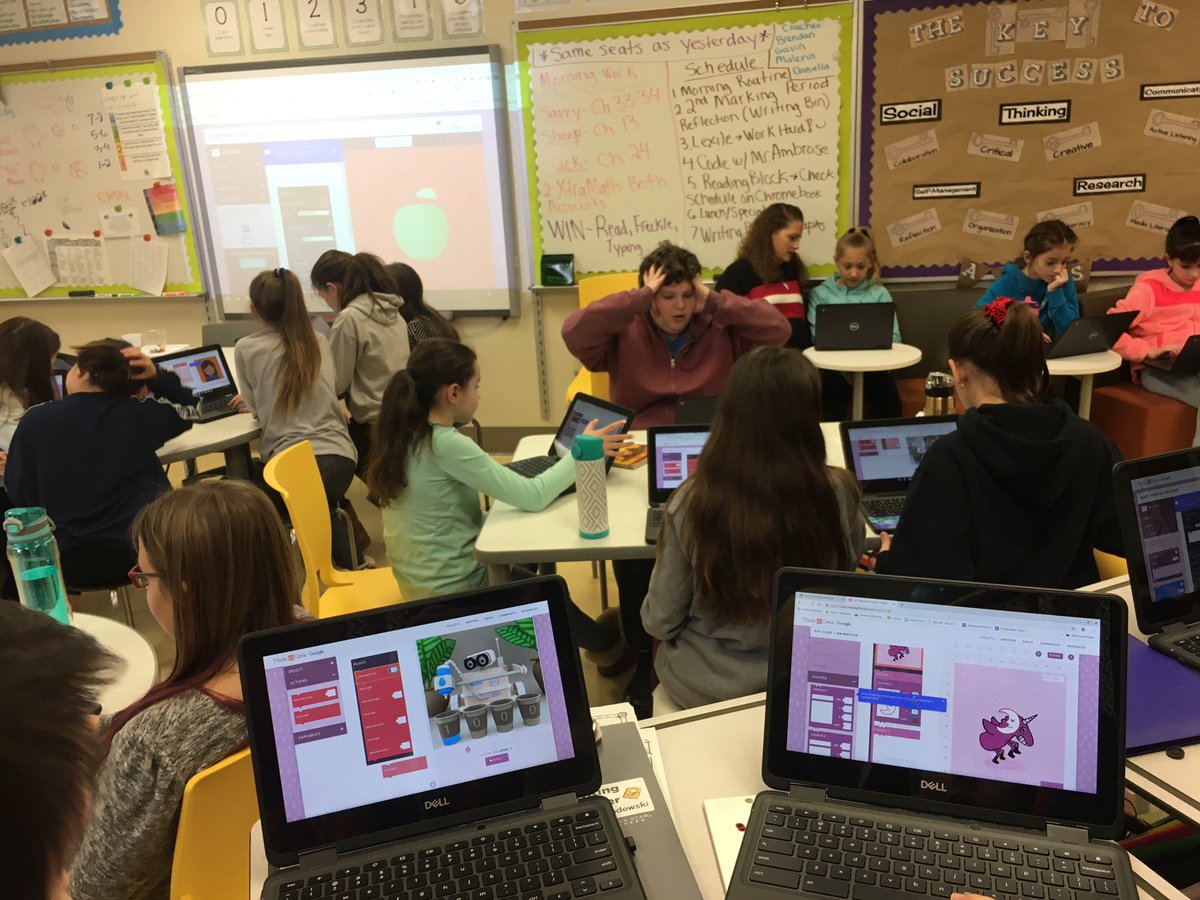 We have a slew of new all star coders using <a href="/madewithcode/">MadeWithCode</a> at <a href="/Northwoodhilton/">Northwood Elementary</a>