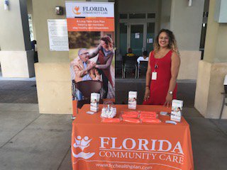 Stop by the @CamilusHouse Courtyard to learn more about Florida Community Care. #camilushouse #fcchealthplan
