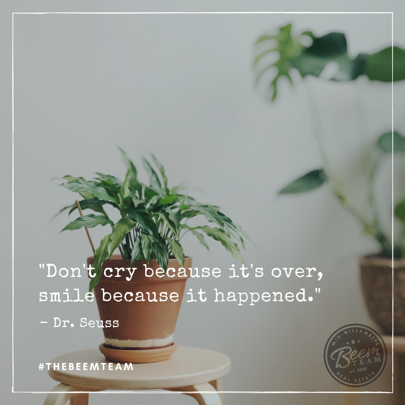 TheBeemTeamLLC's tweet photo. #QuoteOfTheDay #SmileBecauseItHappened #TheBeemTeam #KellerWilliams #RealEstate #MidWillamette #CapitalCity https://t.co/2EFd7D2mrT
