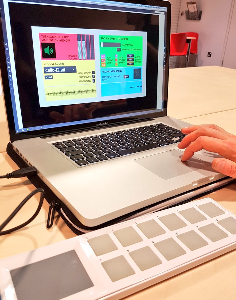 HaltonLibraries's tweet photo. Our staff have been having some great training ready for our Supersonic Sounds Event on Tuesday 26th March #Runcorn & Thursday 28th March #HaltonLea with specialist Digital Music Artist @WendyEAcomposer suitable for any age, compose your own digital piece & hear it back! JS https://t.co/8a8LIw2NDh
