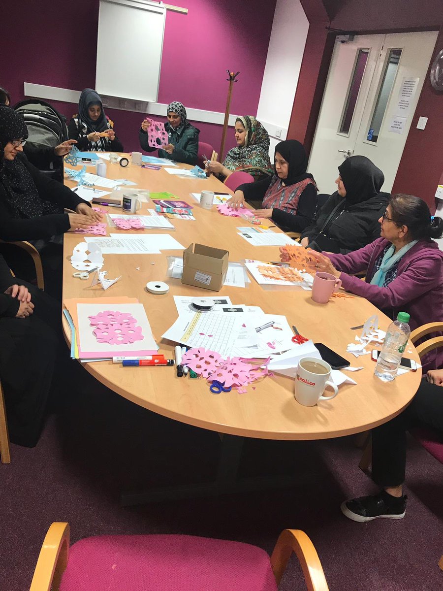 imocharity's tweet photo. Today at the #W4W group the ladies learnt and practised #Origami #Kirigami both activities help with #motorskills #anxiety #stress #brainstimulator and an enjoyable activity they can share with children &amp; grandchildren #enjoyablesession @OsmanSayyed @JCPinLancashire @SueMooreLCFT https://t.co/C4wWs18ska