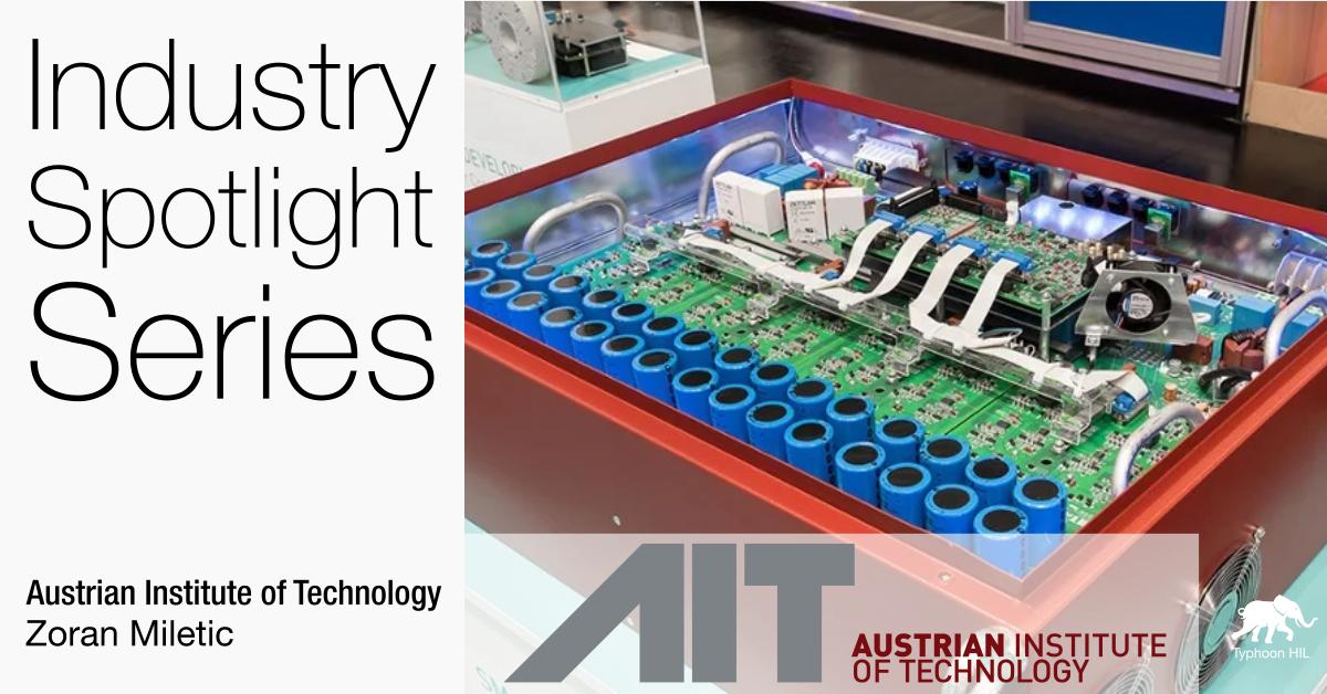 TyphoonHIL's tweet photo. Smart grid converter testing and pre-certification, grid code compliance testing, and #microgrid modeling: The @AITtomorrow2day use #hardwareintheloop technology in all phases of their development process. #hiltested Learn more here: https://t.co/4JkSfposYF https://t.co/JzcT6wVnwa